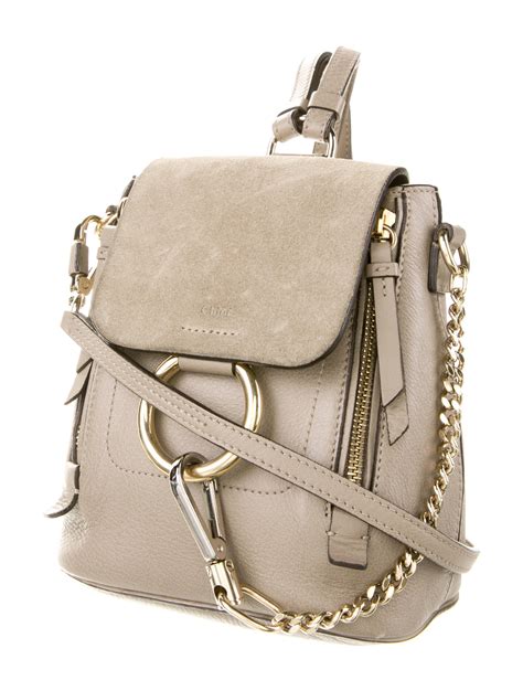 chloe faye backpack price|chloe backpack mini.